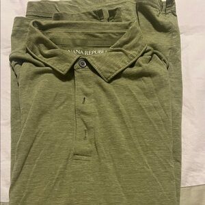 Banana Republic Olive Polo Shirt for Men